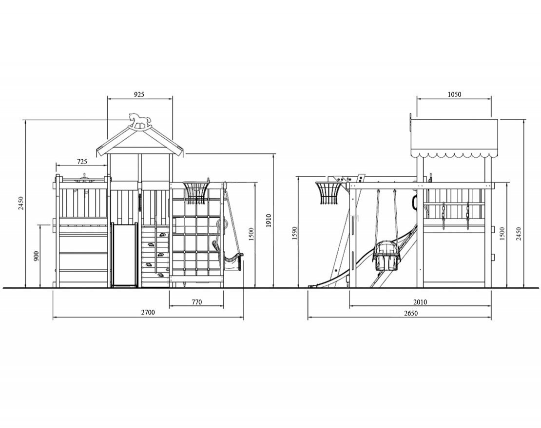 Детская игровая площадка Финиси 3 - вид 5