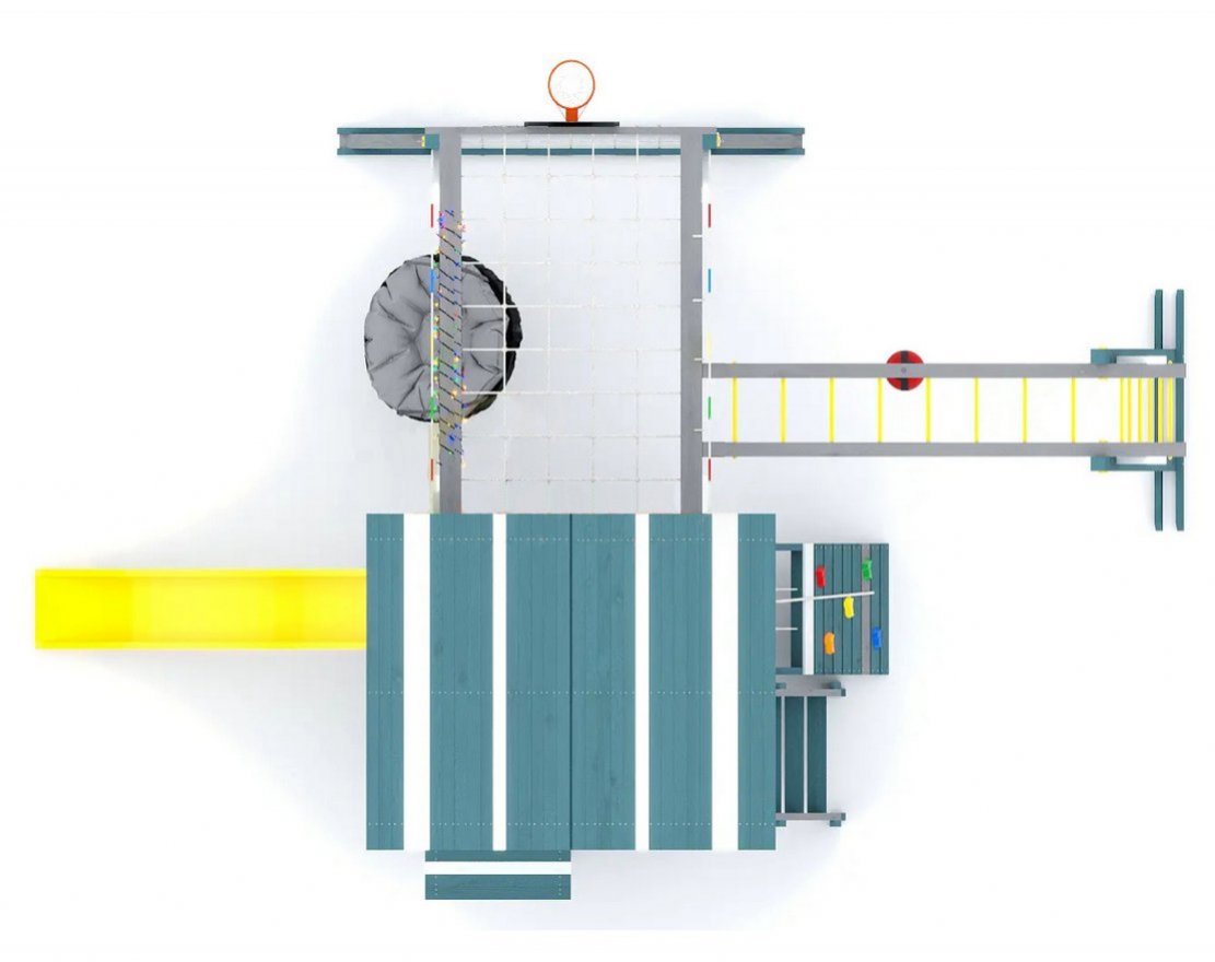 Детский игровой комплекс Домик приключений 2 - вид 3