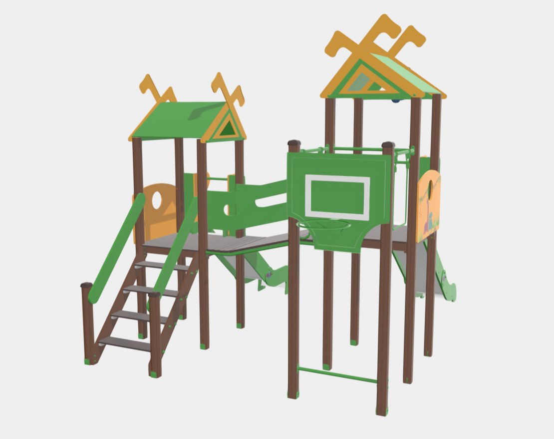 Детский игровой комплекс TORUDA Дино Долина 3D 06020 - вид 2