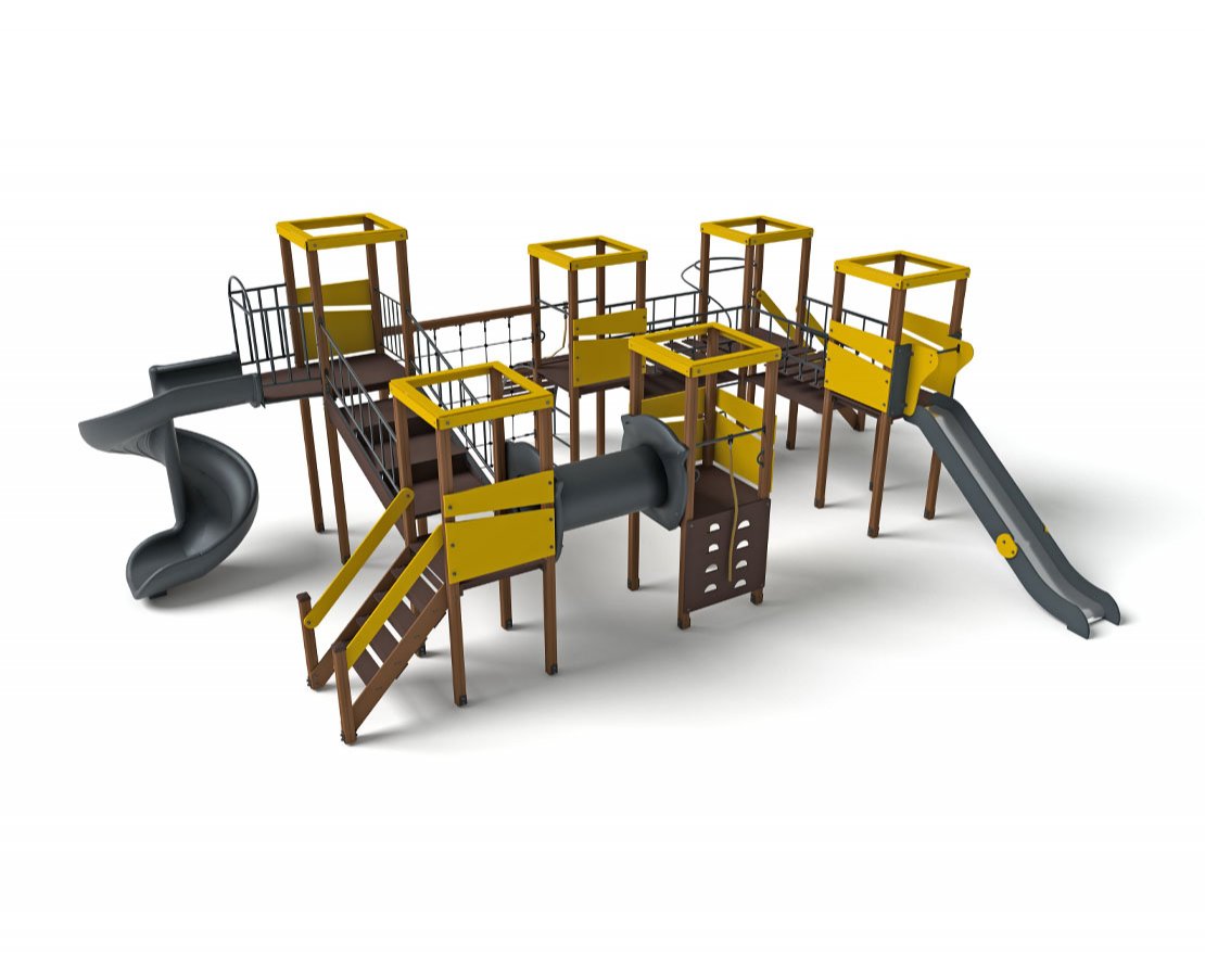 Игровой комплекс Геометрия Н-1500 и 2000 ДИО 09080 - вид 2