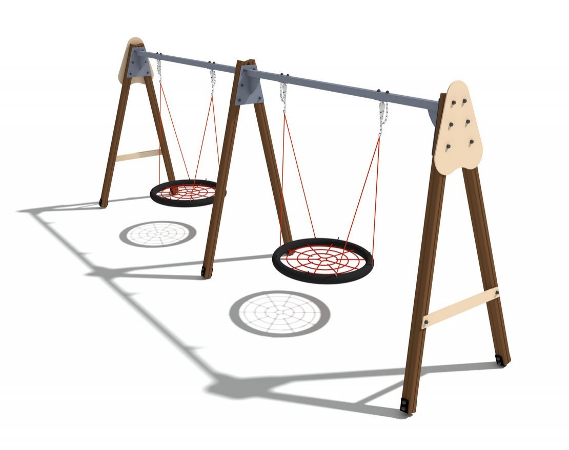 Качели двойное гнездо ИО 01036 - вид 2