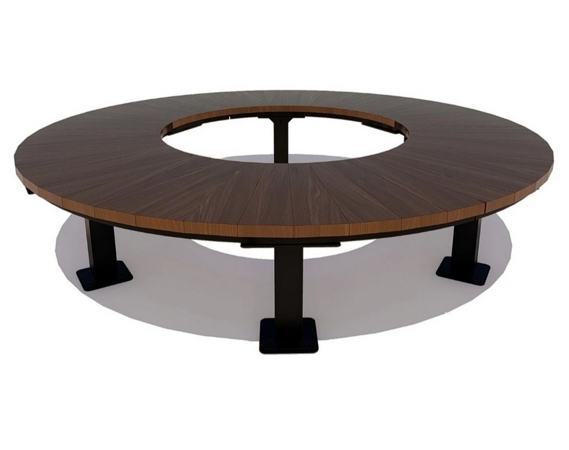 Радиусная скамейка Смоленск - вид 5