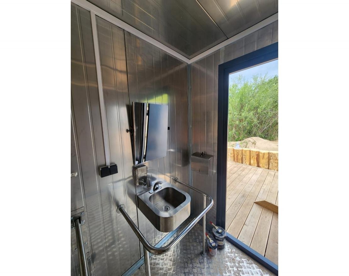 Туалет модульный с блоком для МГН 124 - вид 4